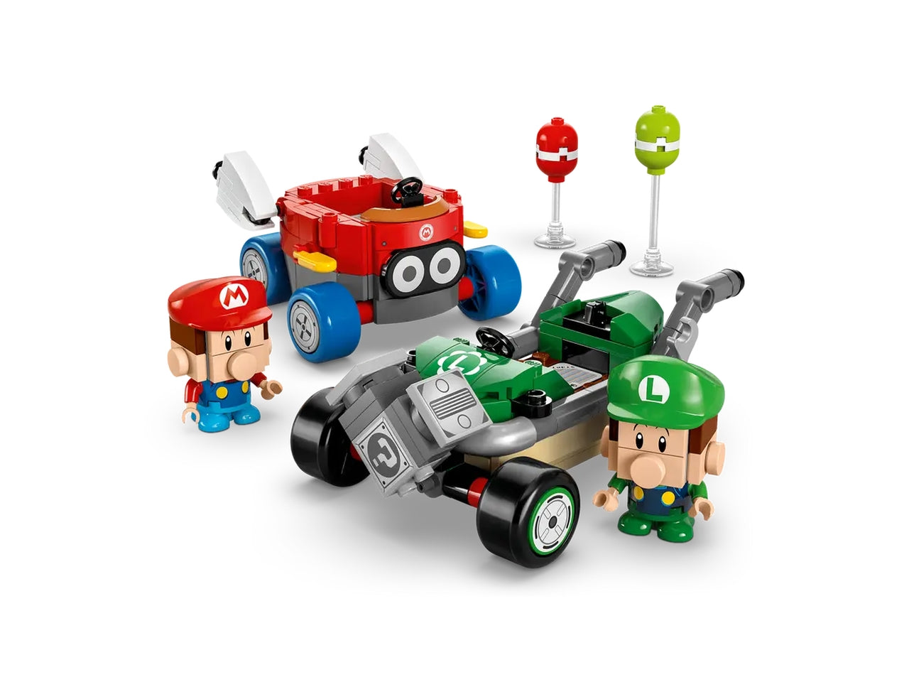 Lego Super Mario kart: baby mario vs baby luigi 321 pezzi per età 8+ 72034