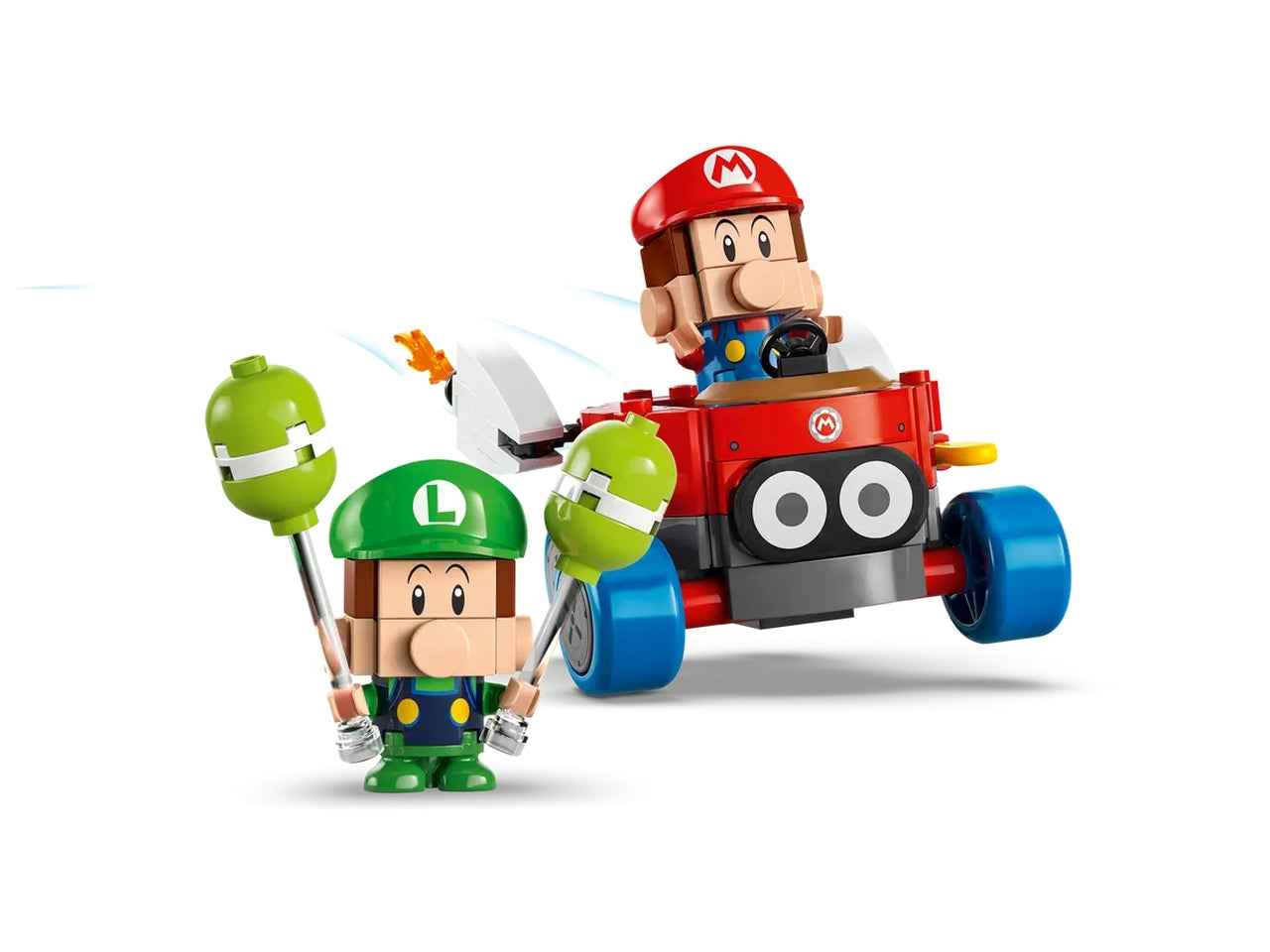 Lego Super Mario kart: baby mario vs baby luigi 321 pezzi per età 8+ 72034