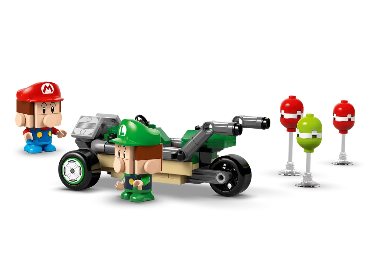 Lego Super Mario kart: baby mario vs baby luigi 321 pezzi per età 8+ 72034