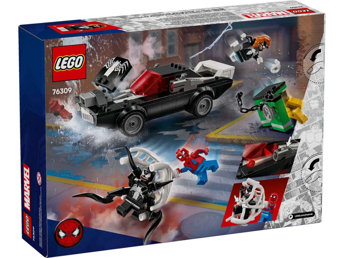 Lego Super Heroes Marvel spider-man contro muscle car di venom 254 pezzi per età 7+ 76309