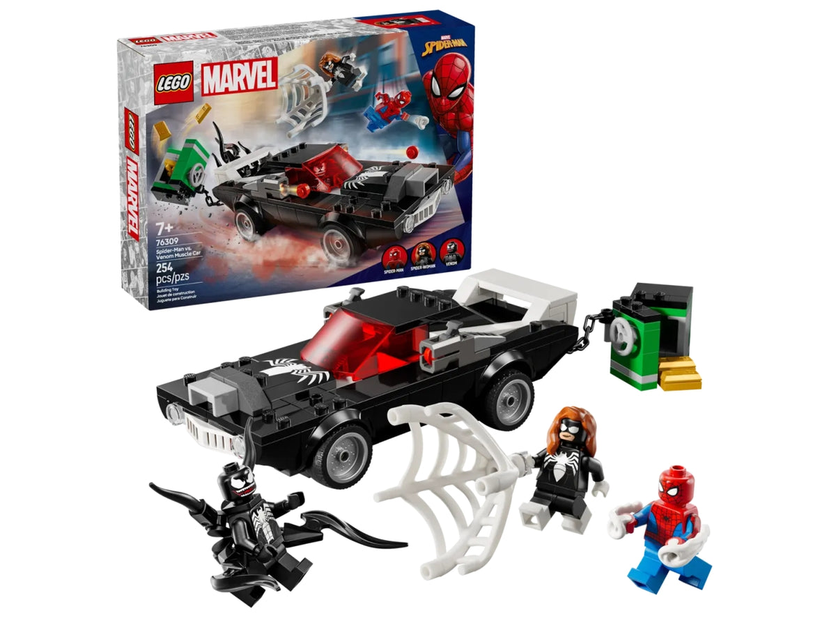 Lego Super Heroes Marvel spider-man contro muscle car di venom 254 pezzi per età 7+ 76309