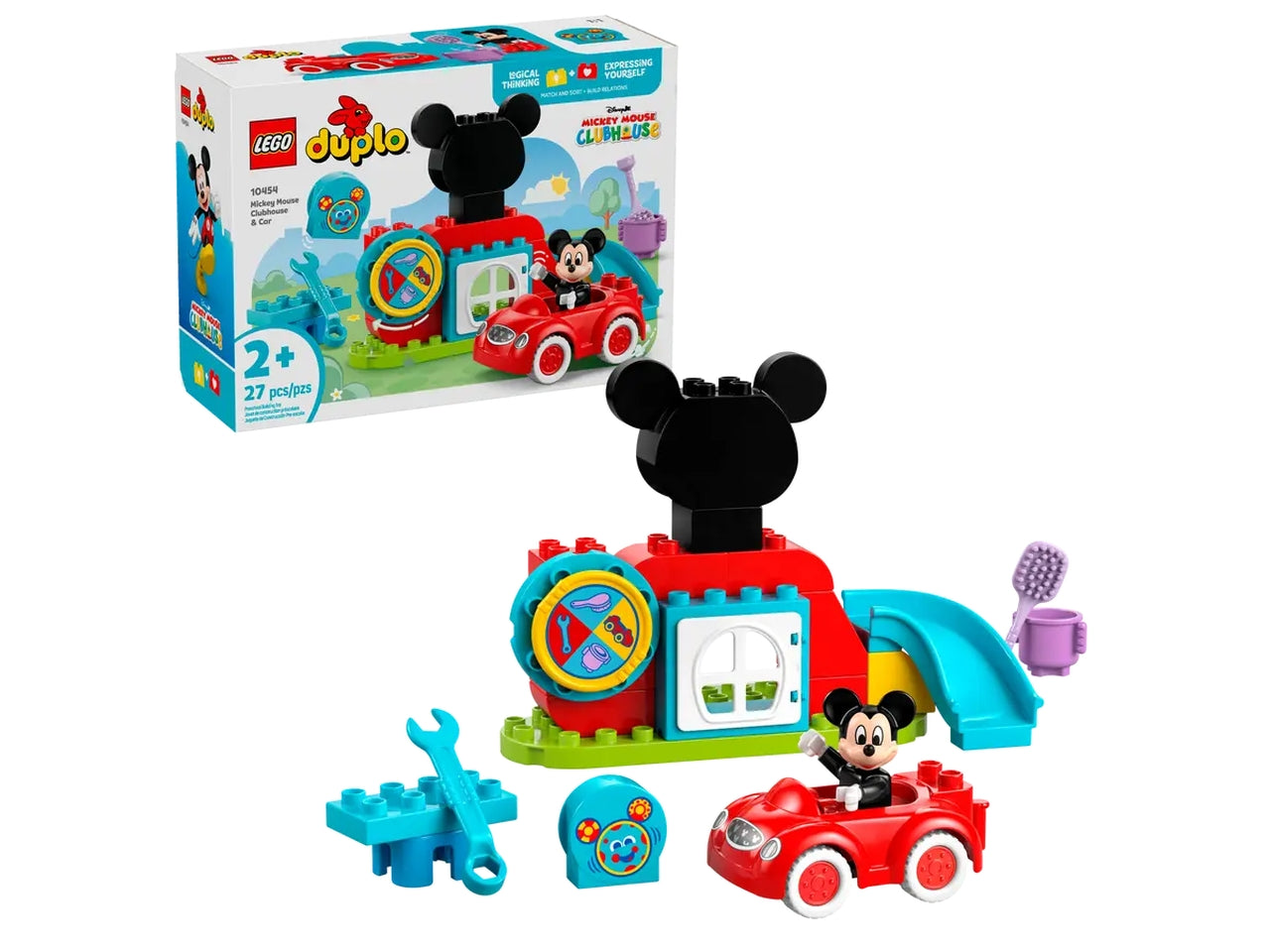 Lego Duplo disney la casa e lâauto di topolino 27 pezzi per età 2+ 10454