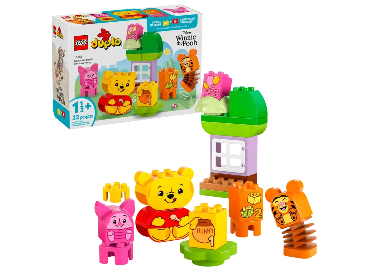 Lego Duplo disney festa di compleanno di Winnie The Pooh 22 pezzi per età 18+ mesi 10457