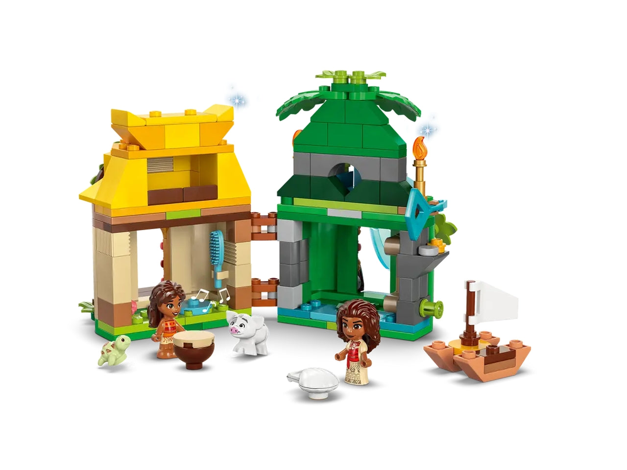 Lego Disney princess divertimento sull'isola di vaiana 175 pezzi per età 5+ 43260