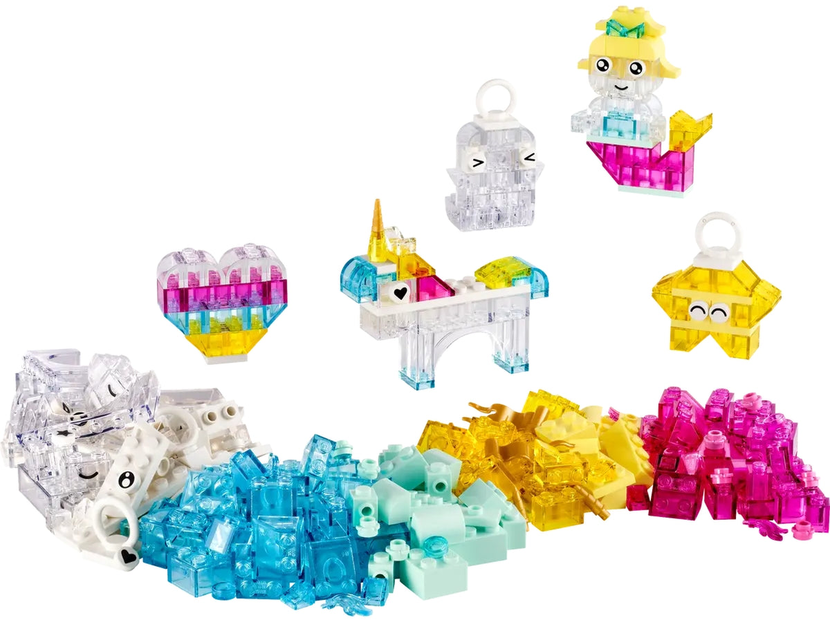 Lego Classic scatola magica trasparente 19 pezzi per età 5+ 11040