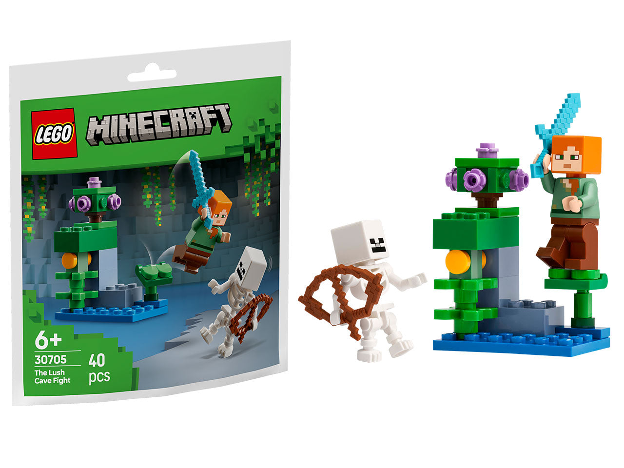 Lego Recruient bags duello nella grotta lussureggiante 30705