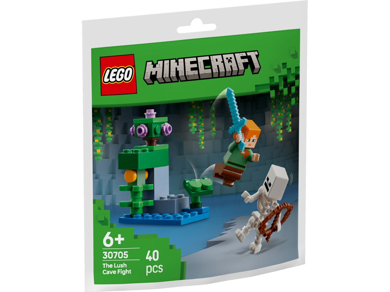Lego Recruient bags duello nella grotta lussureggiante 30705