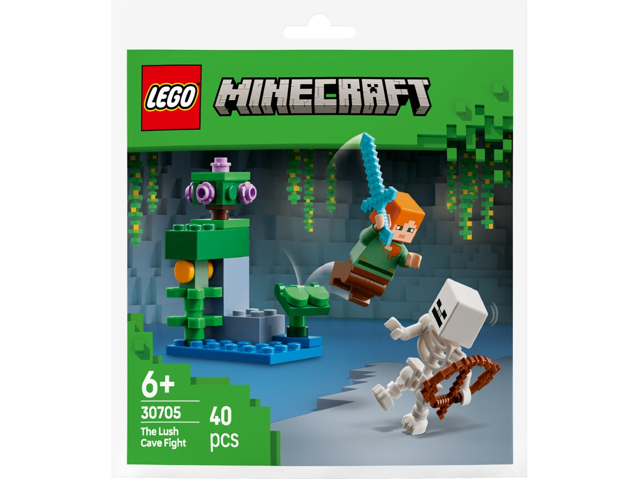 Lego Recruient bags duello nella grotta lussureggiante 30705