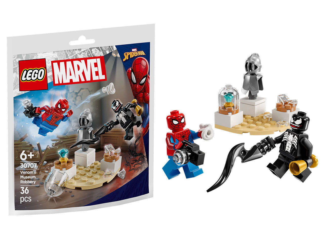 Lego Recruient bags rapina al museo di venom 30707
