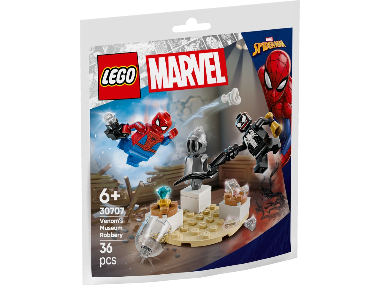 Lego Recruient bags rapina al museo di venom 30707