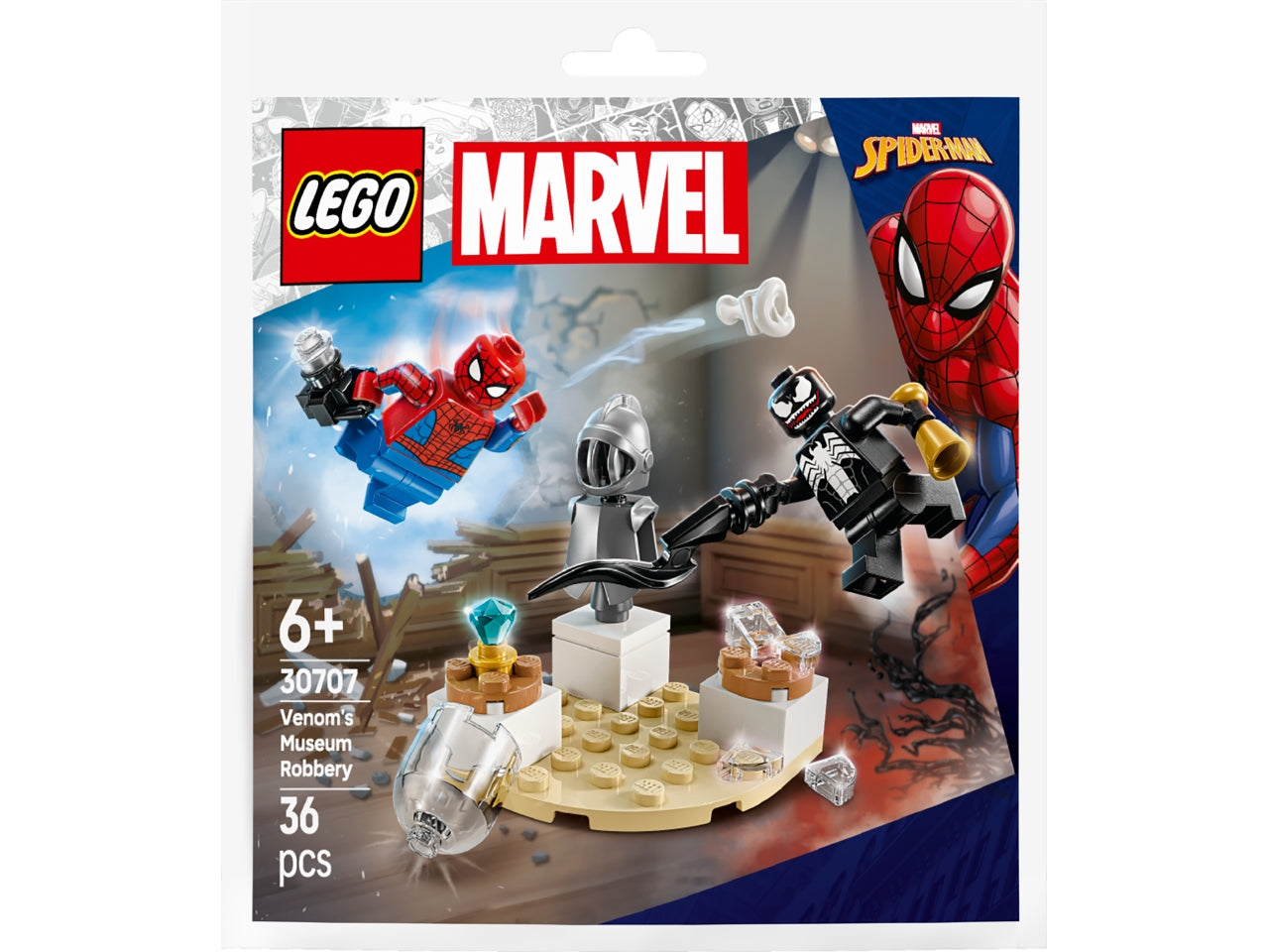 Lego Recruient bags rapina al museo di venom 30707