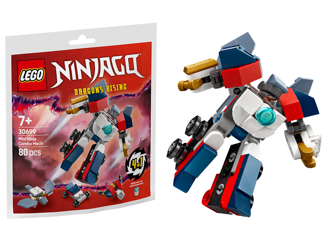Lego Recruient bags mini combo mech ninja 30699