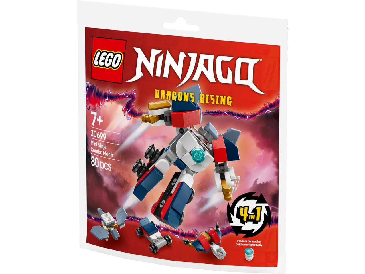 Lego Recruient bags mini combo mech ninja 30699