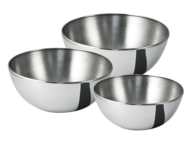 Ciotole Daily Plus set 3 pezzi 15/20/23cm con fascia inox