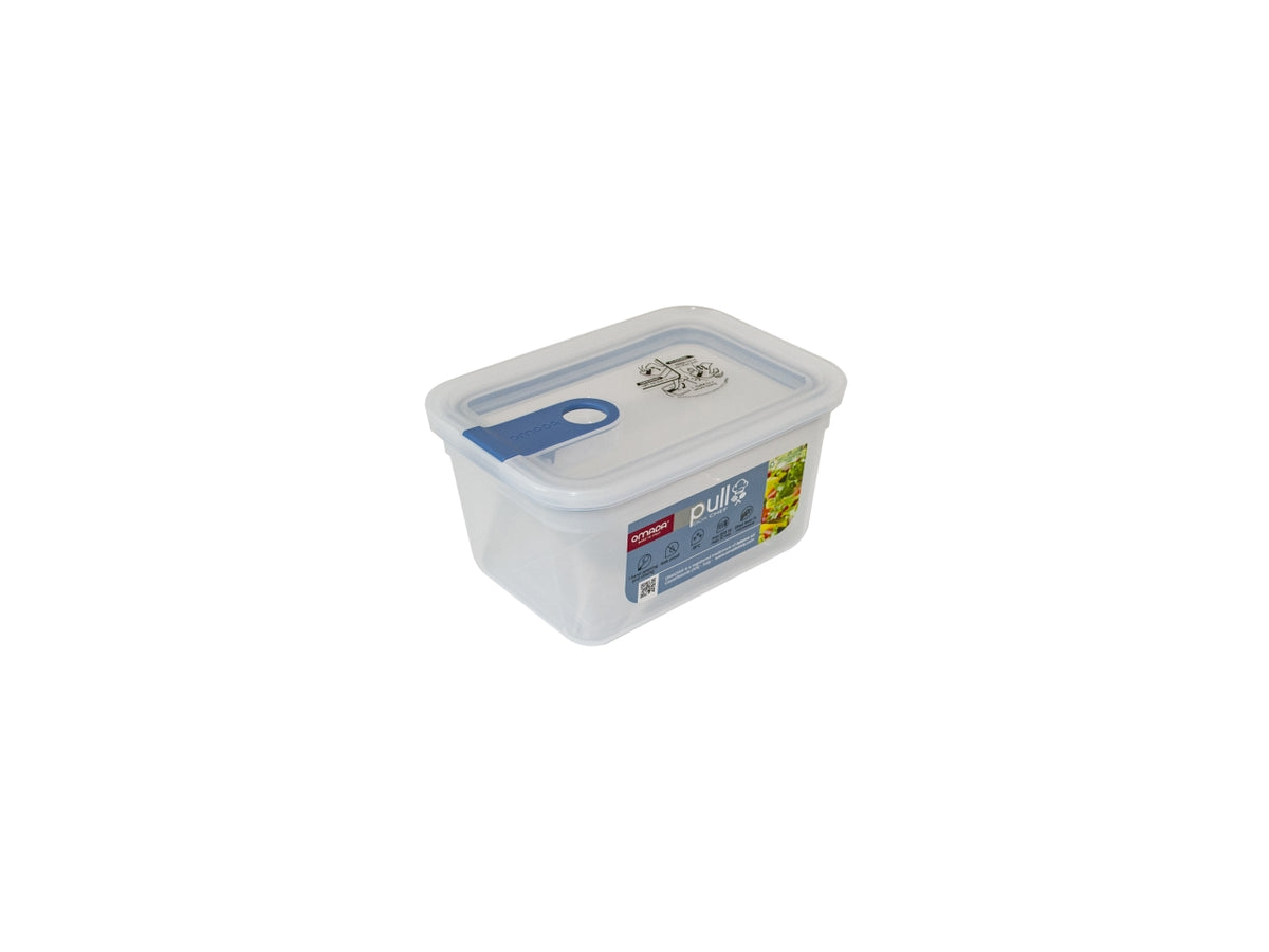 Contenitore rettangolare 1l 12,8x17,8xh.9,5cm colore blu avio