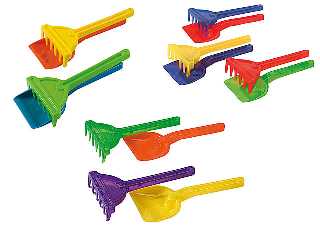 Set giochi da spiaggia paletta e rastrello