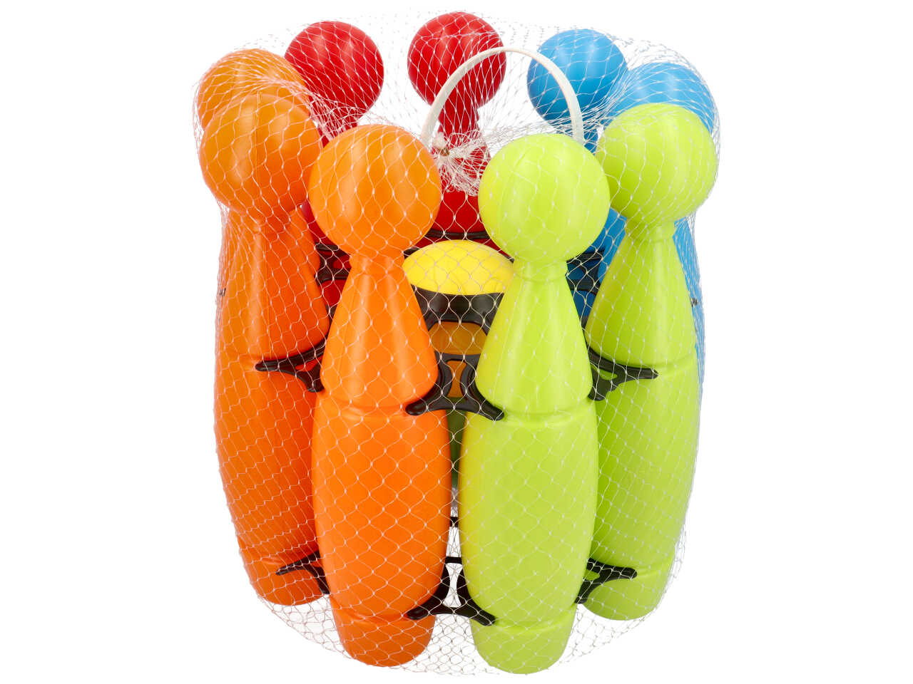 Birilli 9 pezzi da spiaggia in plastica - 28 cm - Adriatic