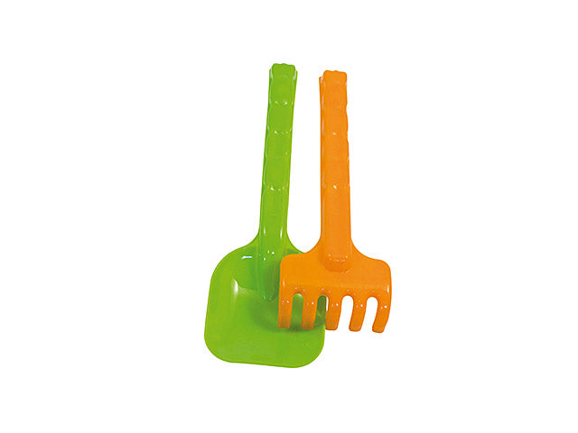 Set giochi da spiaggia paletta e rastrello piccolo