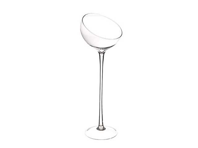 L.vetro vaso coppa 67x20cm 15-3161a
