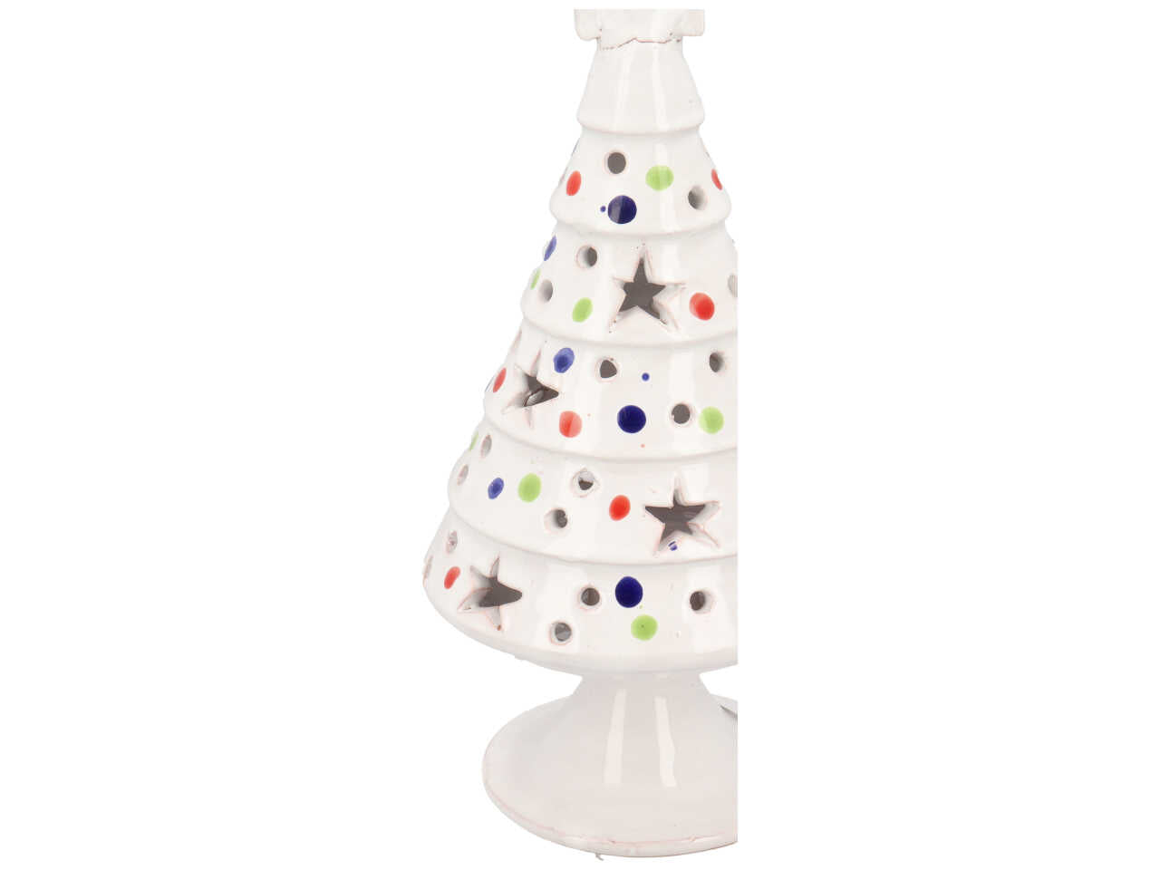 Albero di natale con stella 28cm