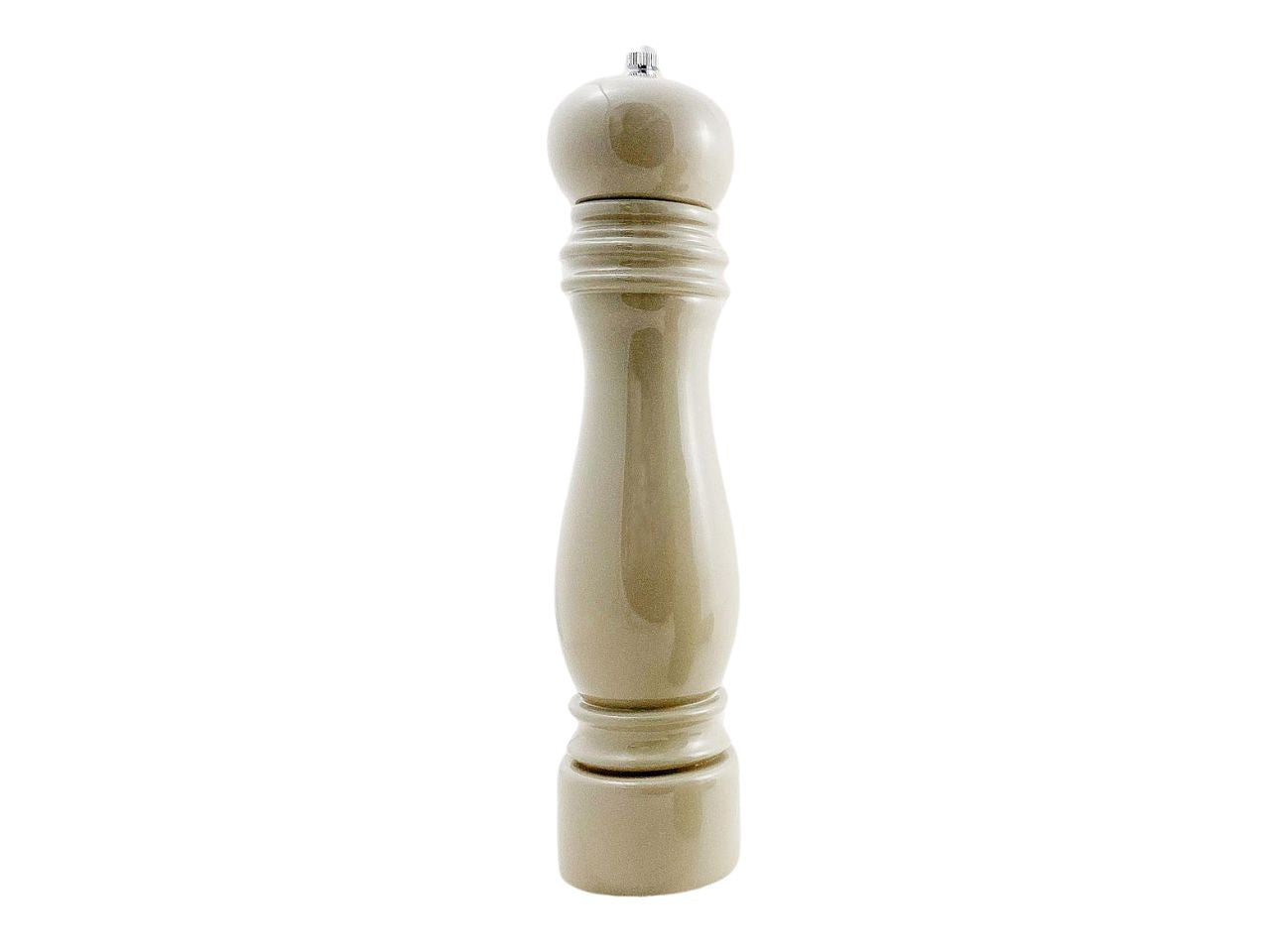Macina sale e pepe in legno, shabby chic, tortora - h.15cm, diametro 5cm - ARCA