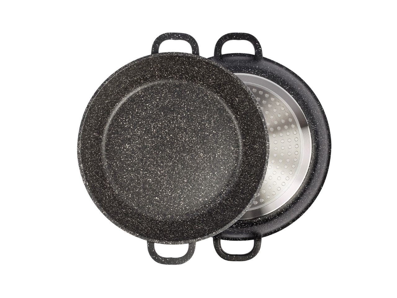 Vulcania casseruola 36cm con coperchio in vetro