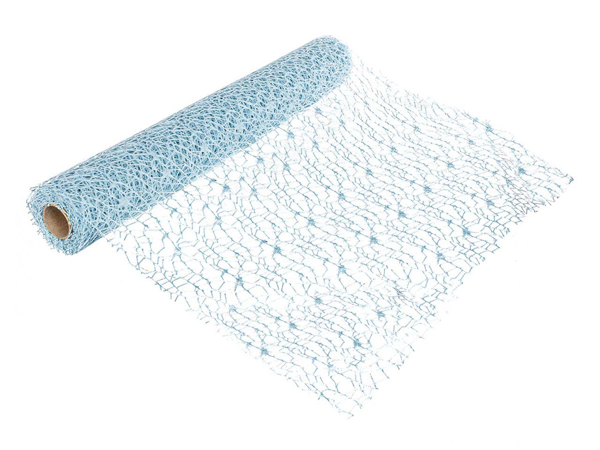 Polycotton net 48x5yard l.blu a10008