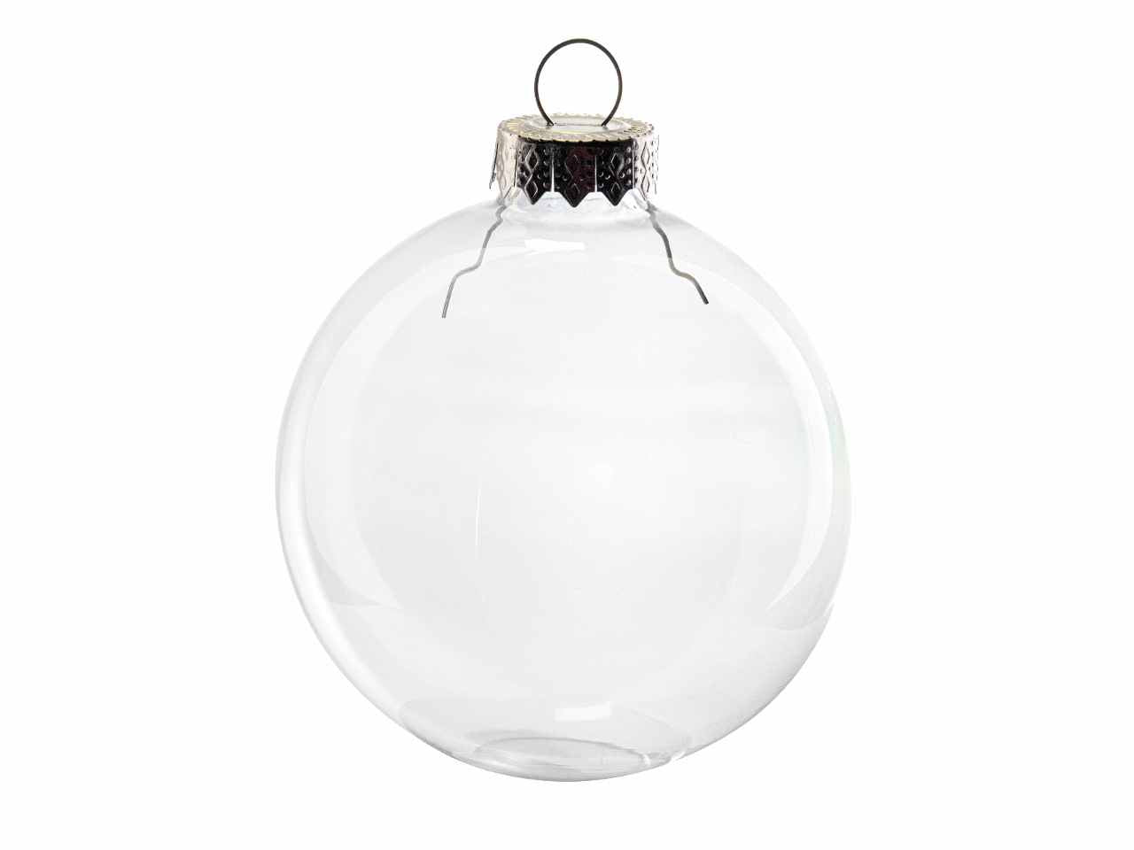 Sfera vetro 15cm trasparente