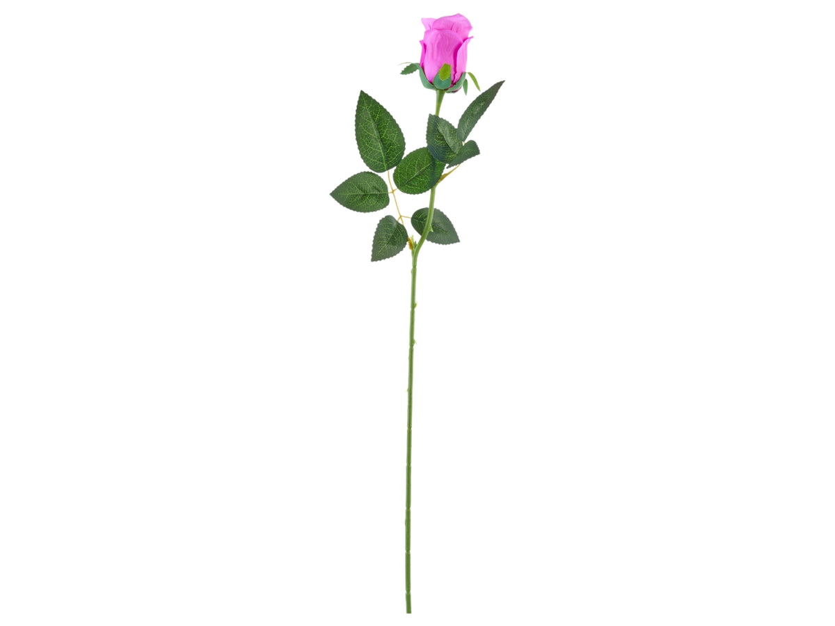 Rosa artificiale bocciolo in colori assortiti - 65 cm- Arpimex