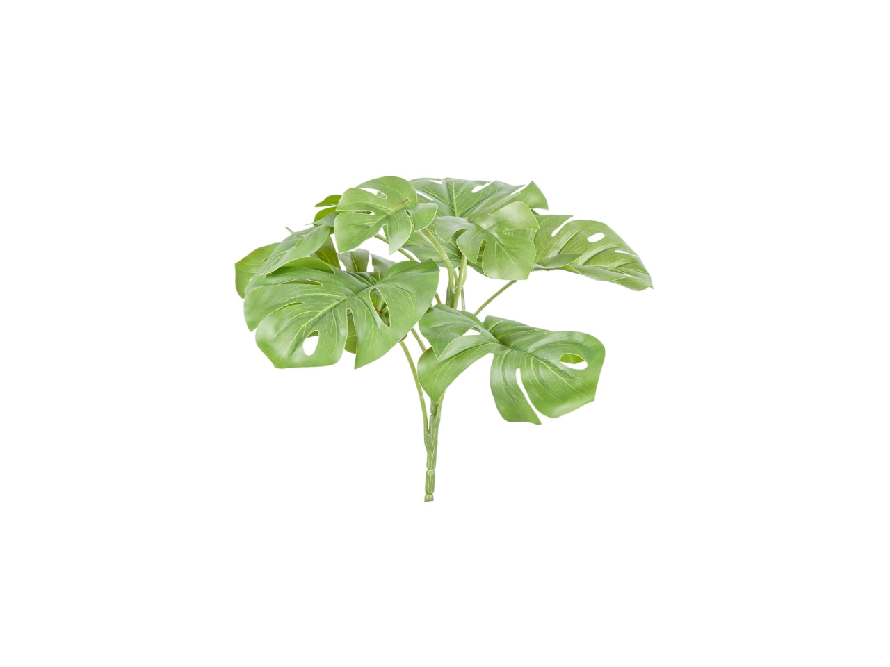 Filodendro artificiale pianta con 9 foglie - 27 cm - Arpimex