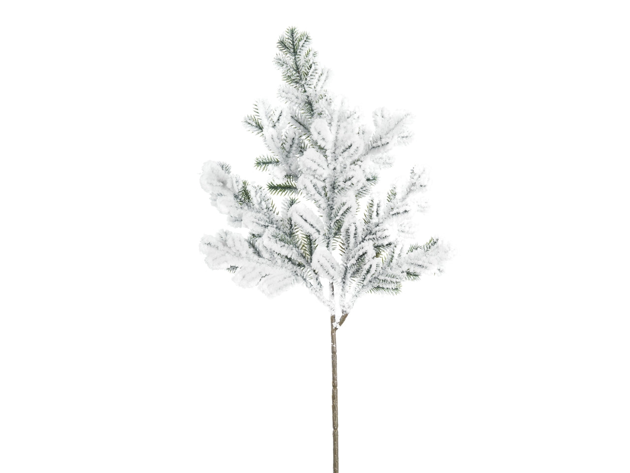 Rametto innevato pino in plastica e neve sintetica da 40 cm - Christmas Land