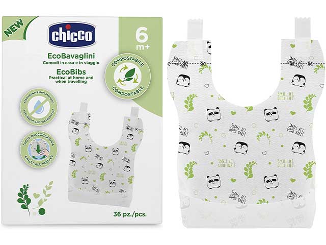 Chicco Bavaglini Monouso Compostabili 36pz