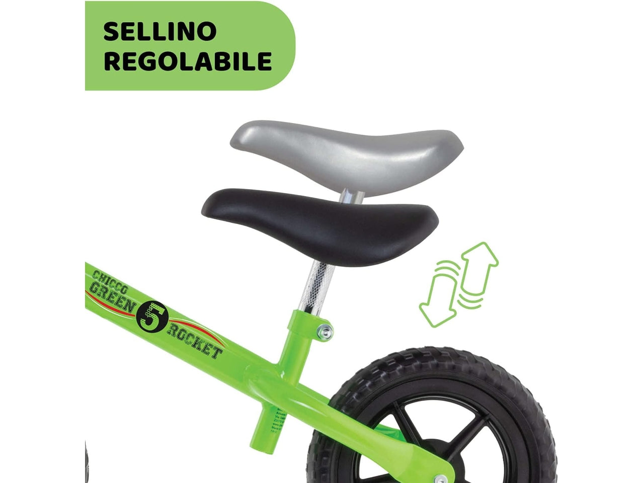 Chicco gioco balance bike green rocket