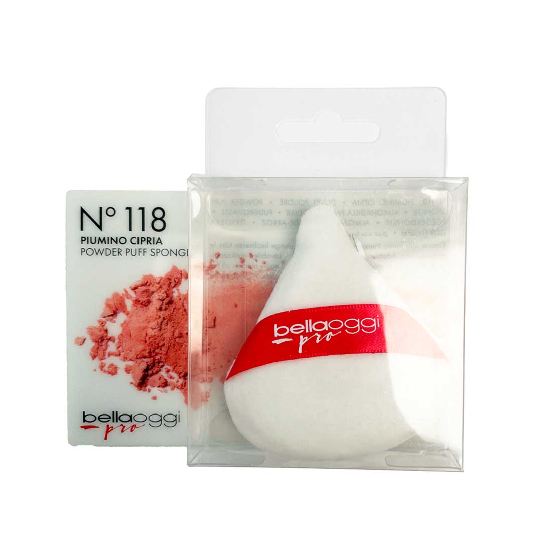 Bellaoggi piumino cipria n° 118, Colore: bianco