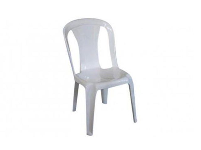 Bianco sedia aura 55x48x84cm