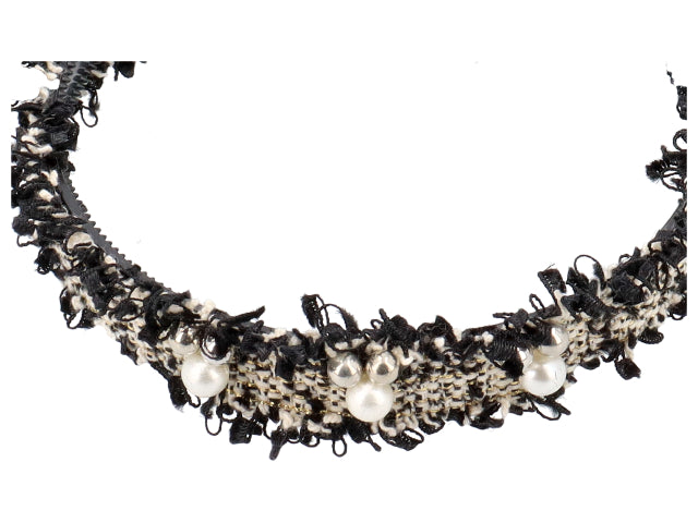 Cerchietto tessuto c/perle fd31652