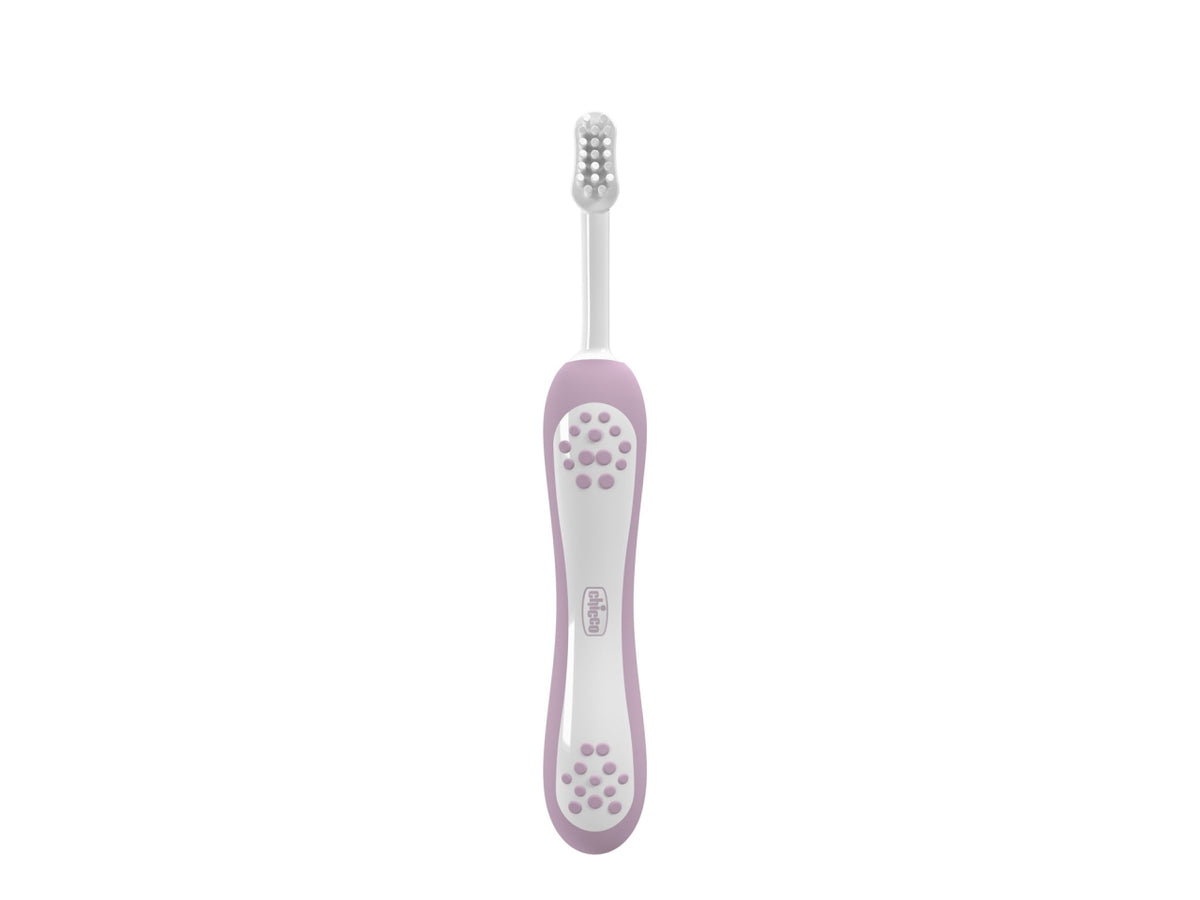 Spazzolino primi denti Oral Care Chicco con setole ultra morbide e impugnatura ergonomica colore lilla, 6-36 mesi