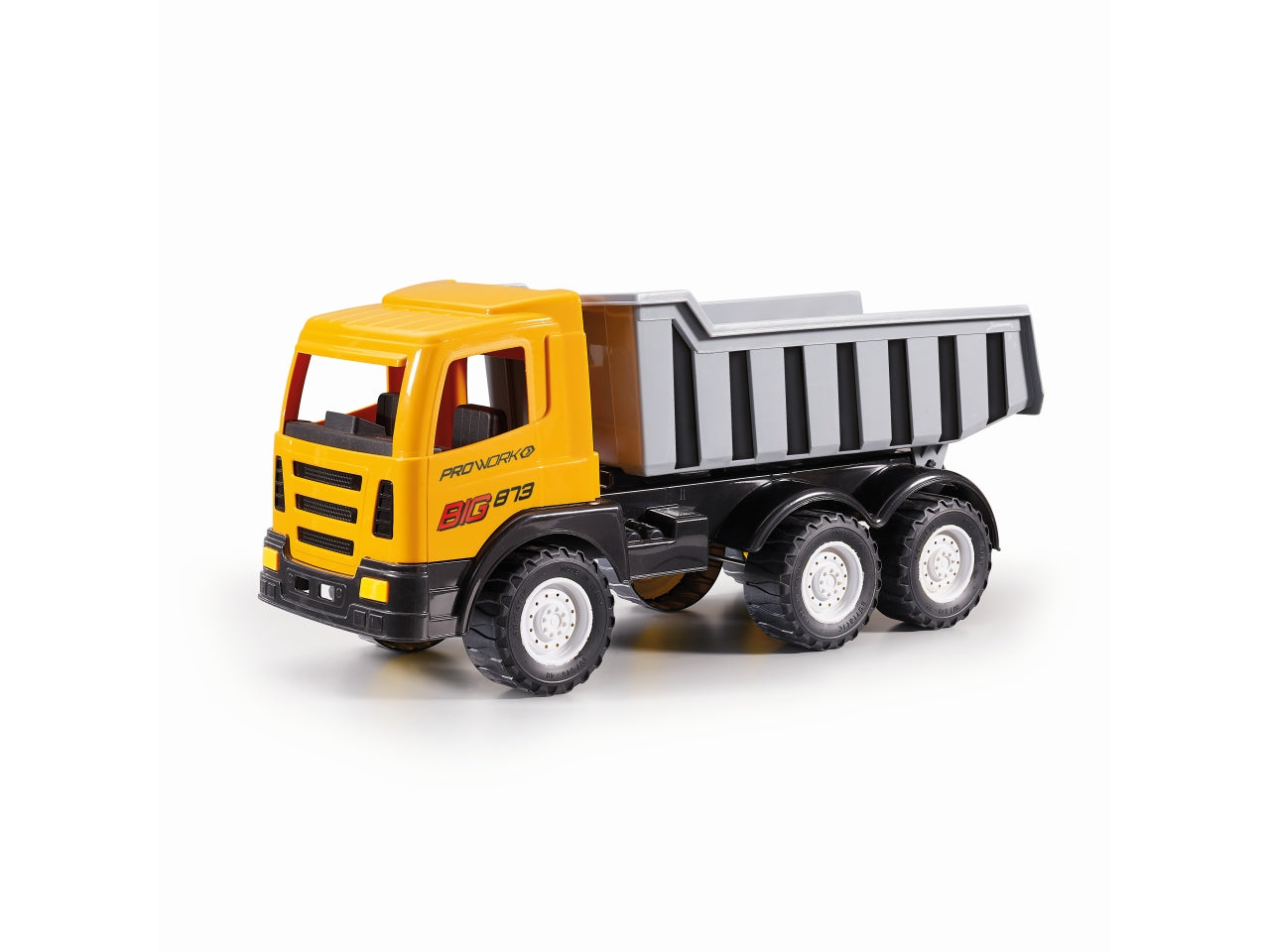 Camion Euro Truck in plastica multicolor, giocattolo per bambini 2+, Made in Italy - 70x25x32 cm - Adriatic