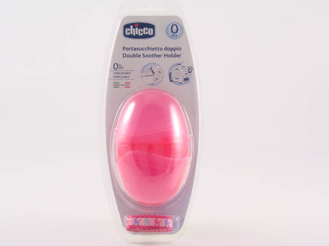 Chicco Portasucchietto Doppio Contenitore Igienico Rosa