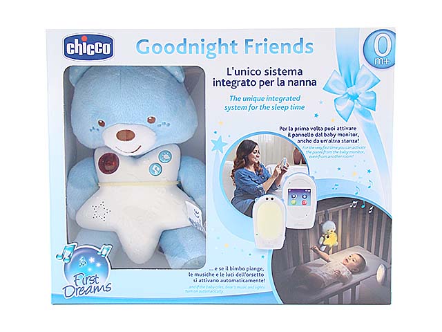 Chicco Baby Monitor con Pannello Goodnight Friends Bimbo