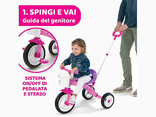 Chicco Triciclo U-Go Rosa