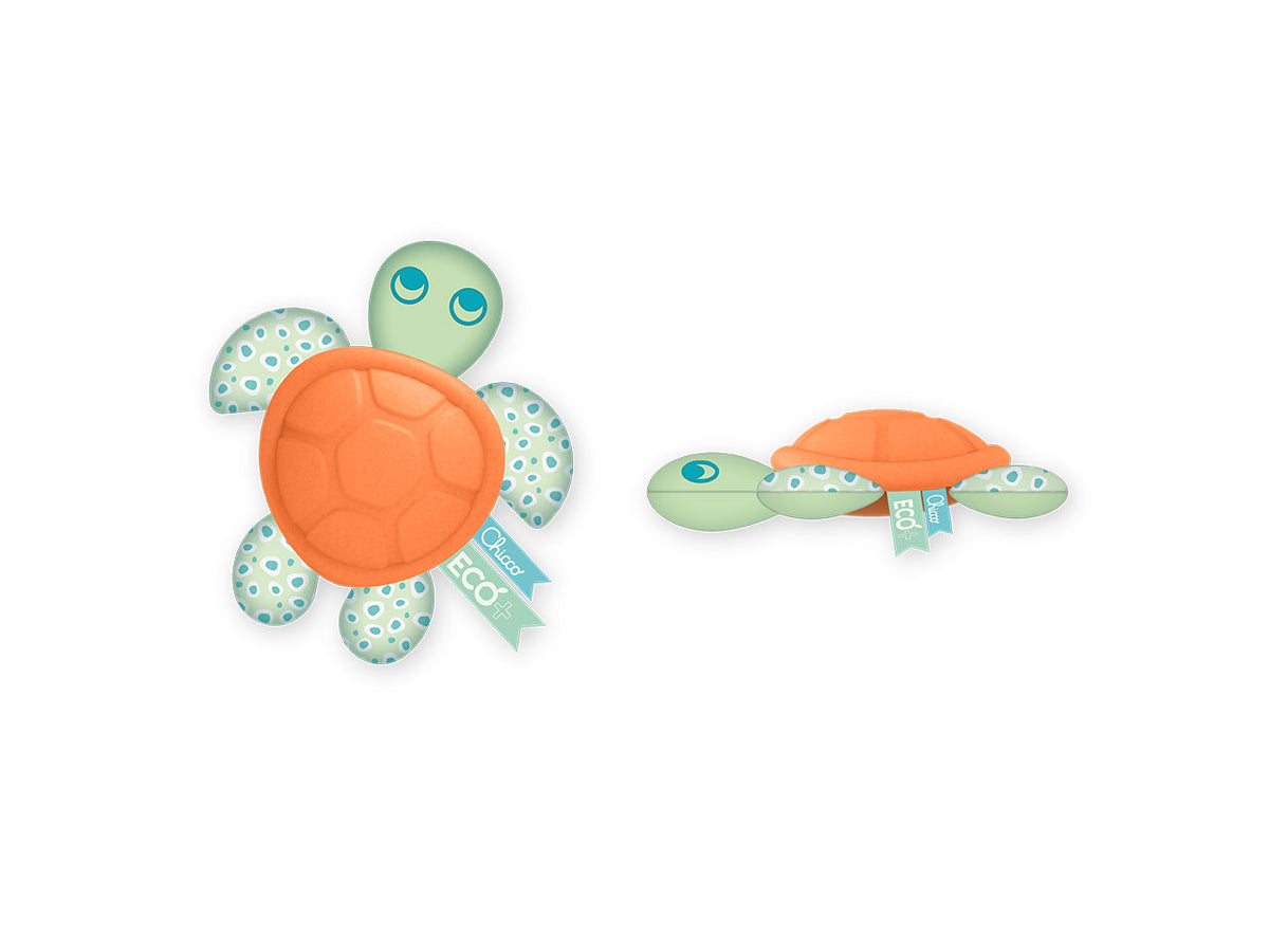 Chicco Peluche Baby Tartaruga ECO+ Trillino in Tessuto $