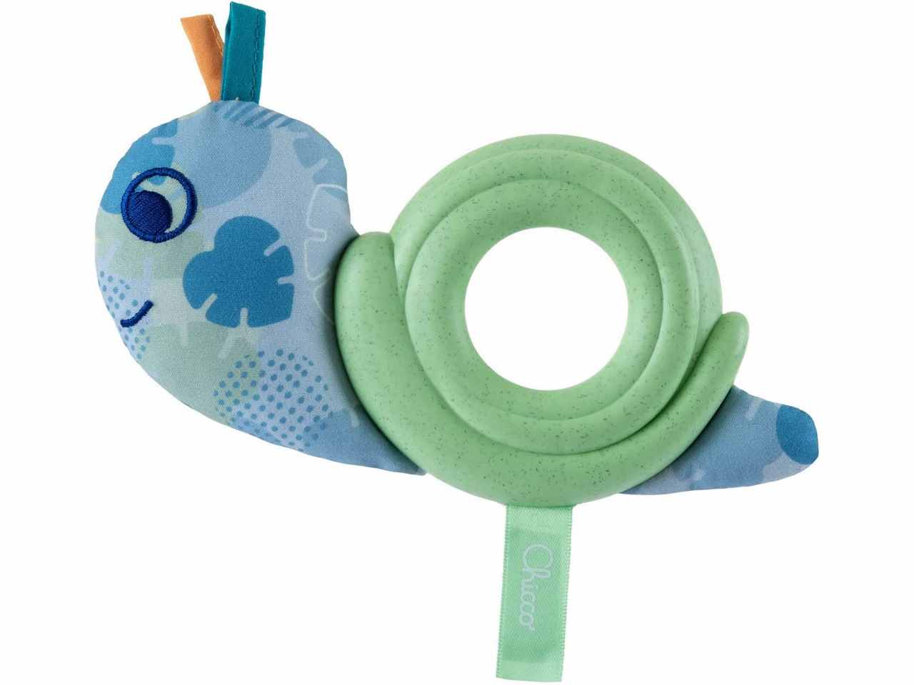 Chicco Peluche Baby Lumaca ECO+ Trillino in Tessuto $