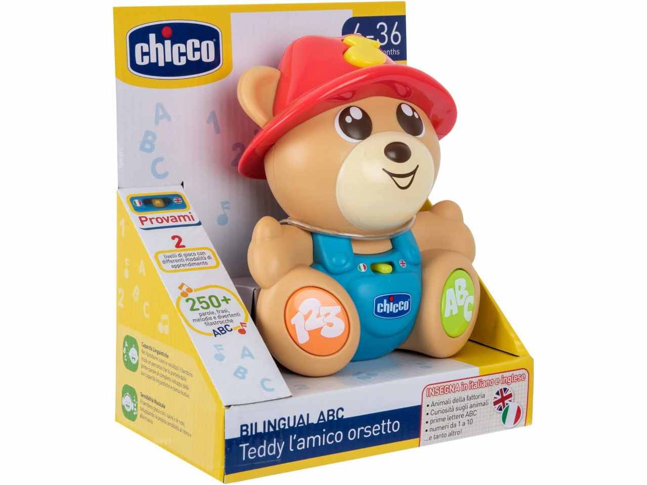 Chicco gioco abc teddy friend it/en