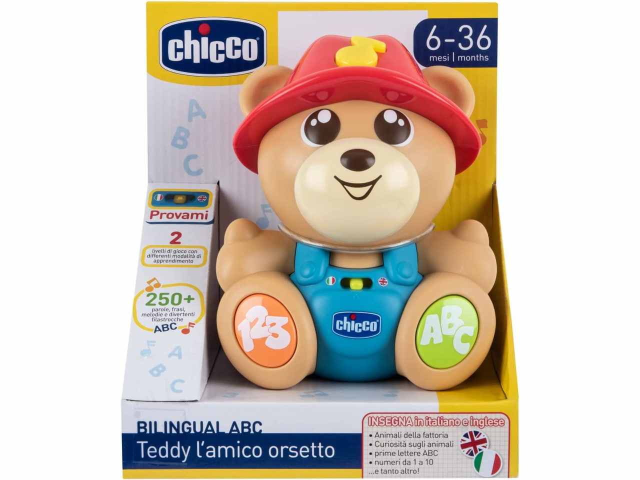 Chicco gioco abc teddy friend it/en