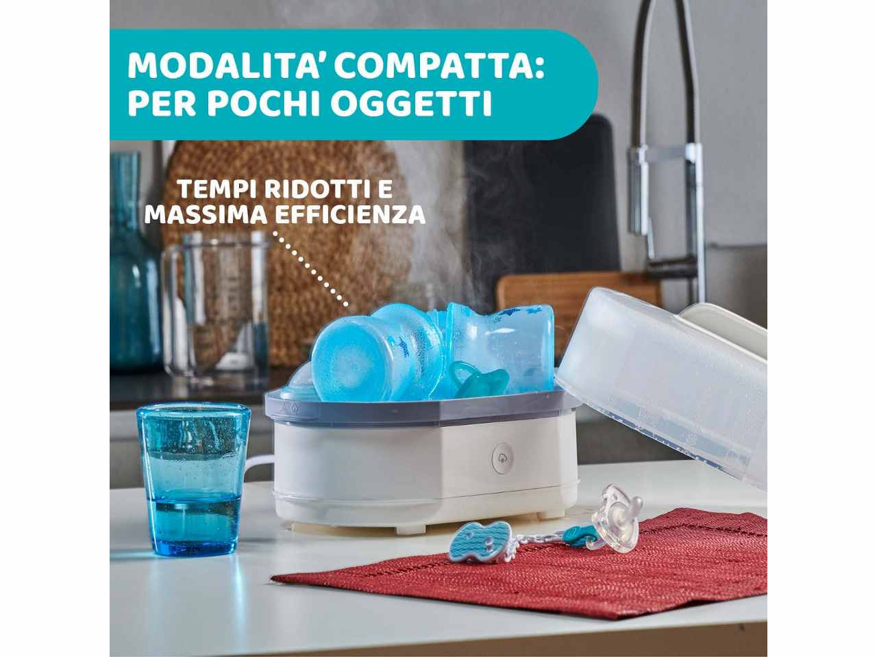 Chicco Sterilizzatore a vapore 3 in 1