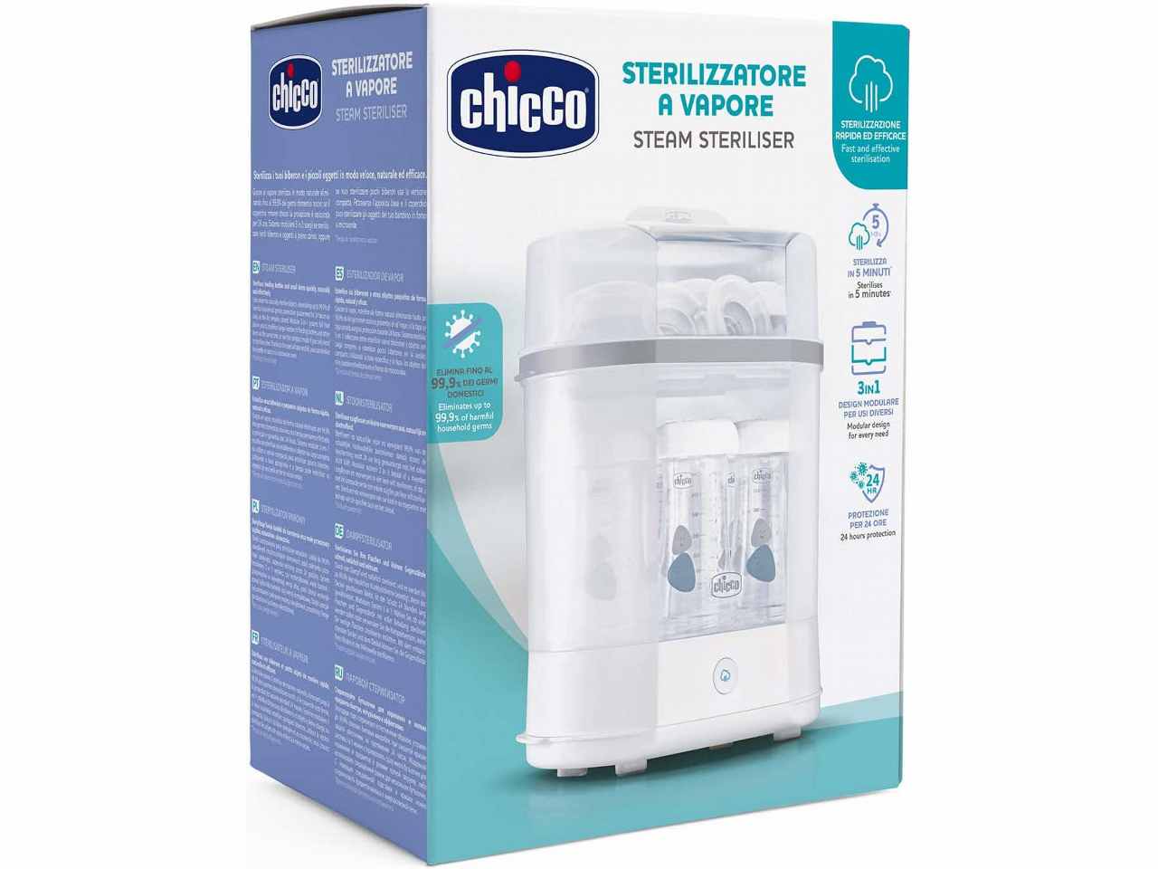 Chicco Sterilizzatore a vapore 3 in 1