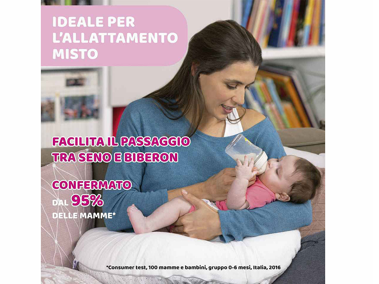 Chicco Natural Feeling Biberon Anticolica Biberon 150 ml con Tettarella Morbida