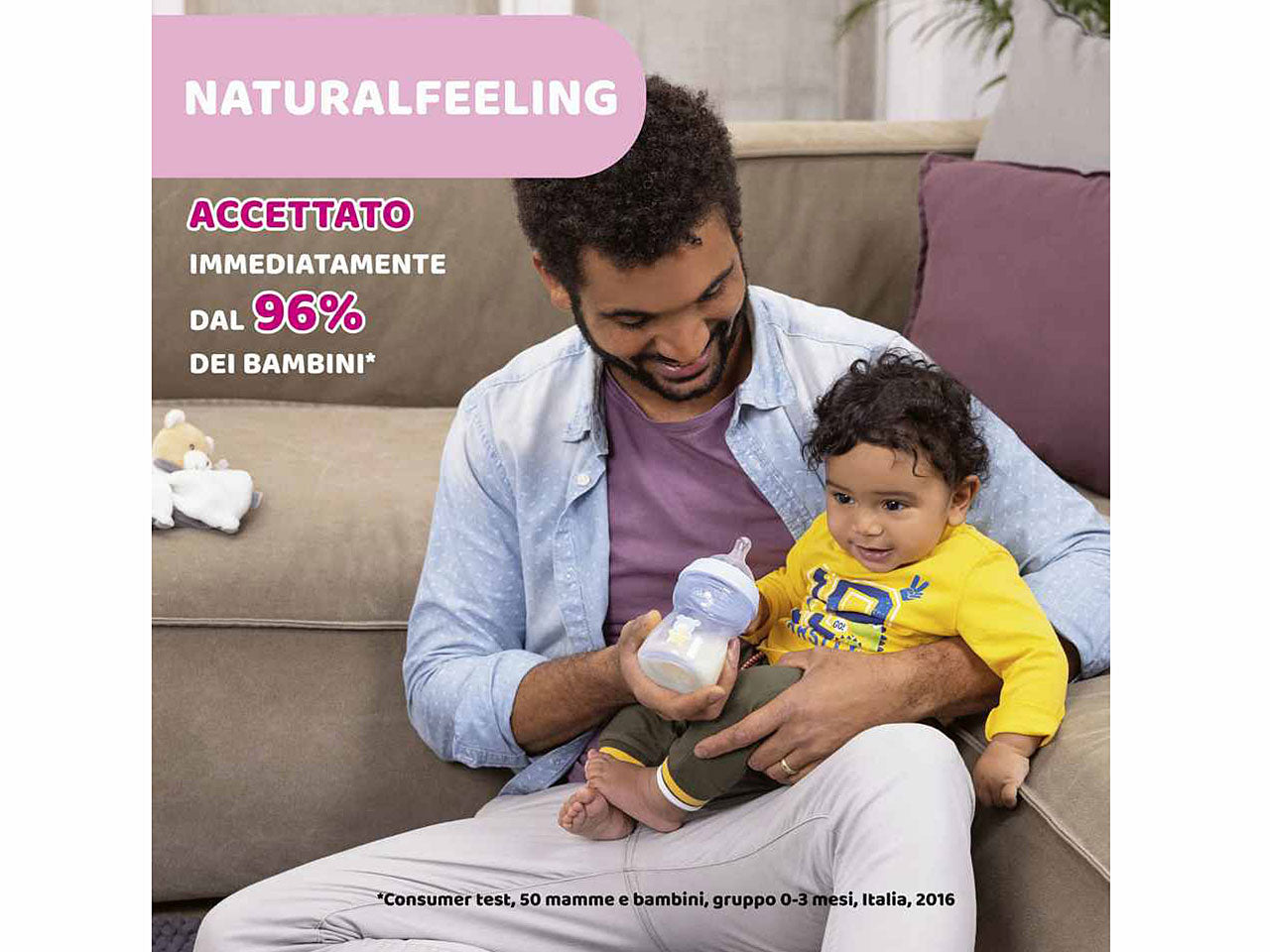 Chicco Natural Feeling Biberon Anticolica Biberon 150 ml con Tettarella Morbida