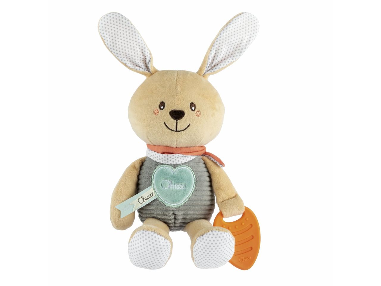 Chicco My Sweet Doudou Coniglietto Coniglietto Morbido con Carotina per Dentizione